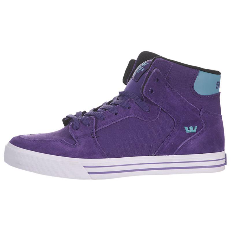 Zapatillas Altas Supra Argentina Mujer - VAIDER Moradas (JWCYE-3819)